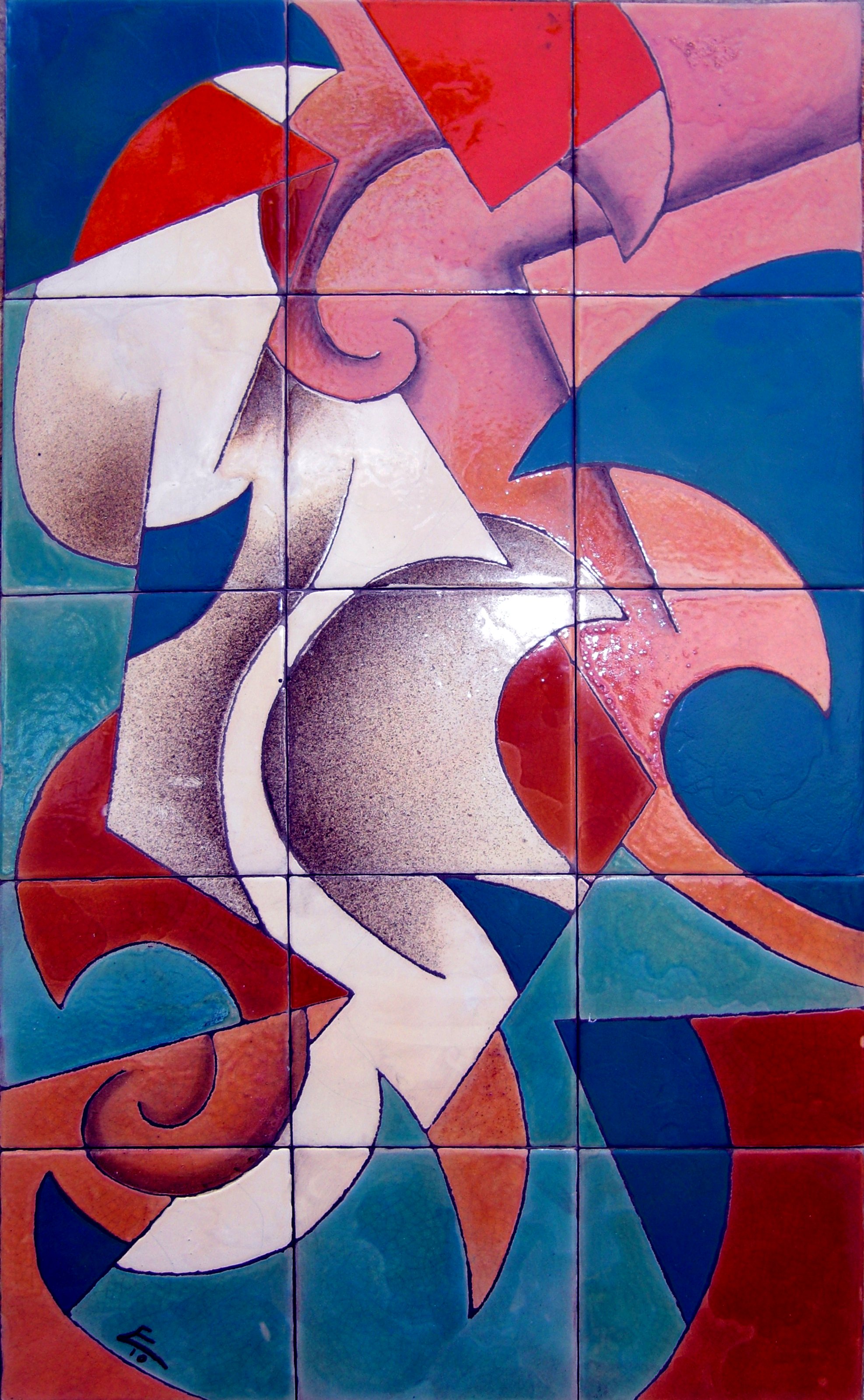 serie duales en murales de ceramica
