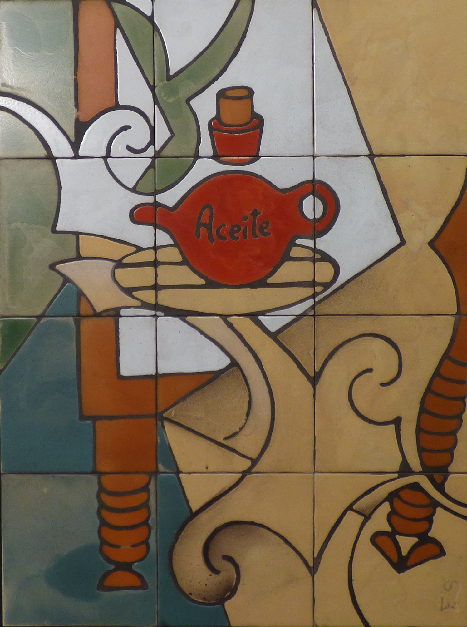 murales de ceramica bodegones