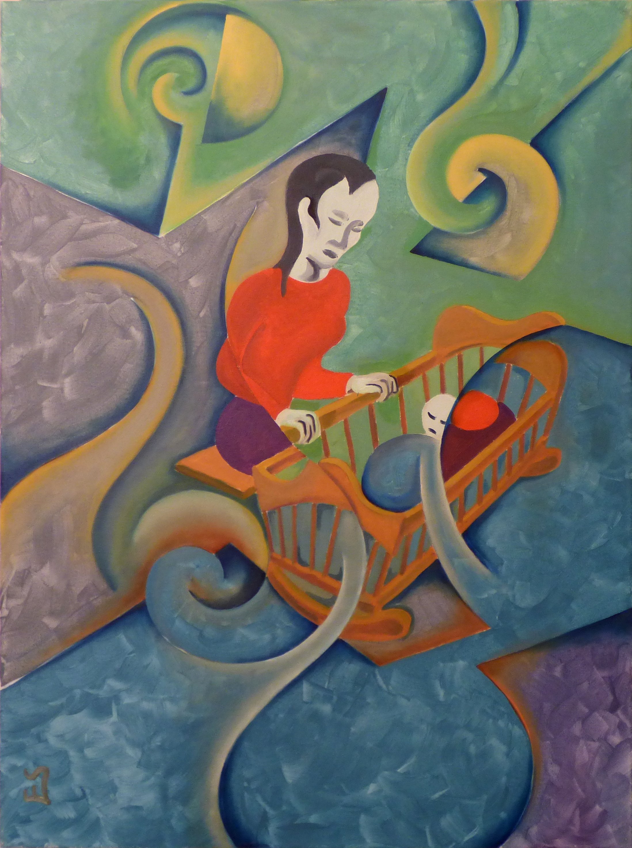 pintura mixta serie secretos gramala