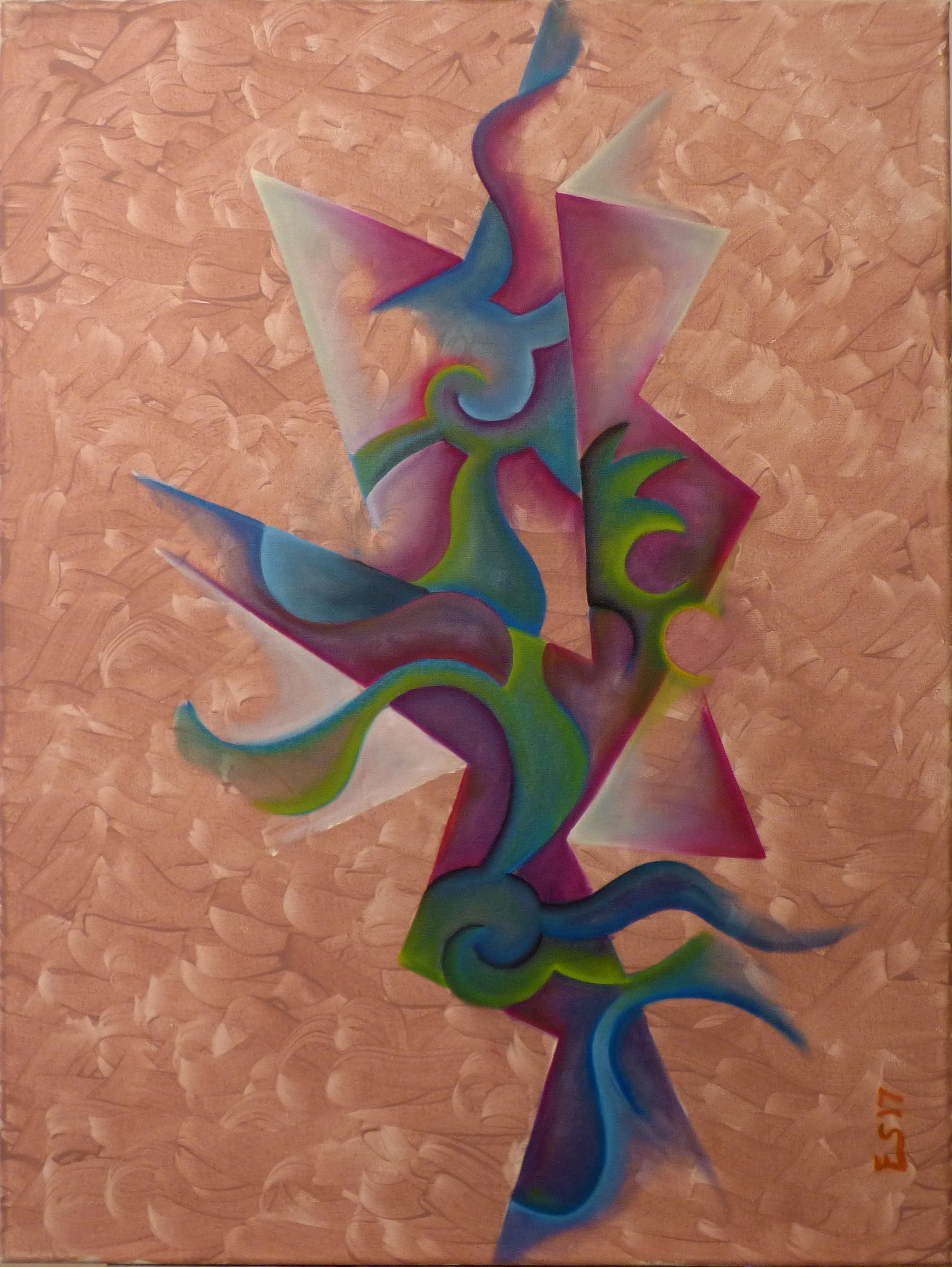 pintura mixta serie edades gramala