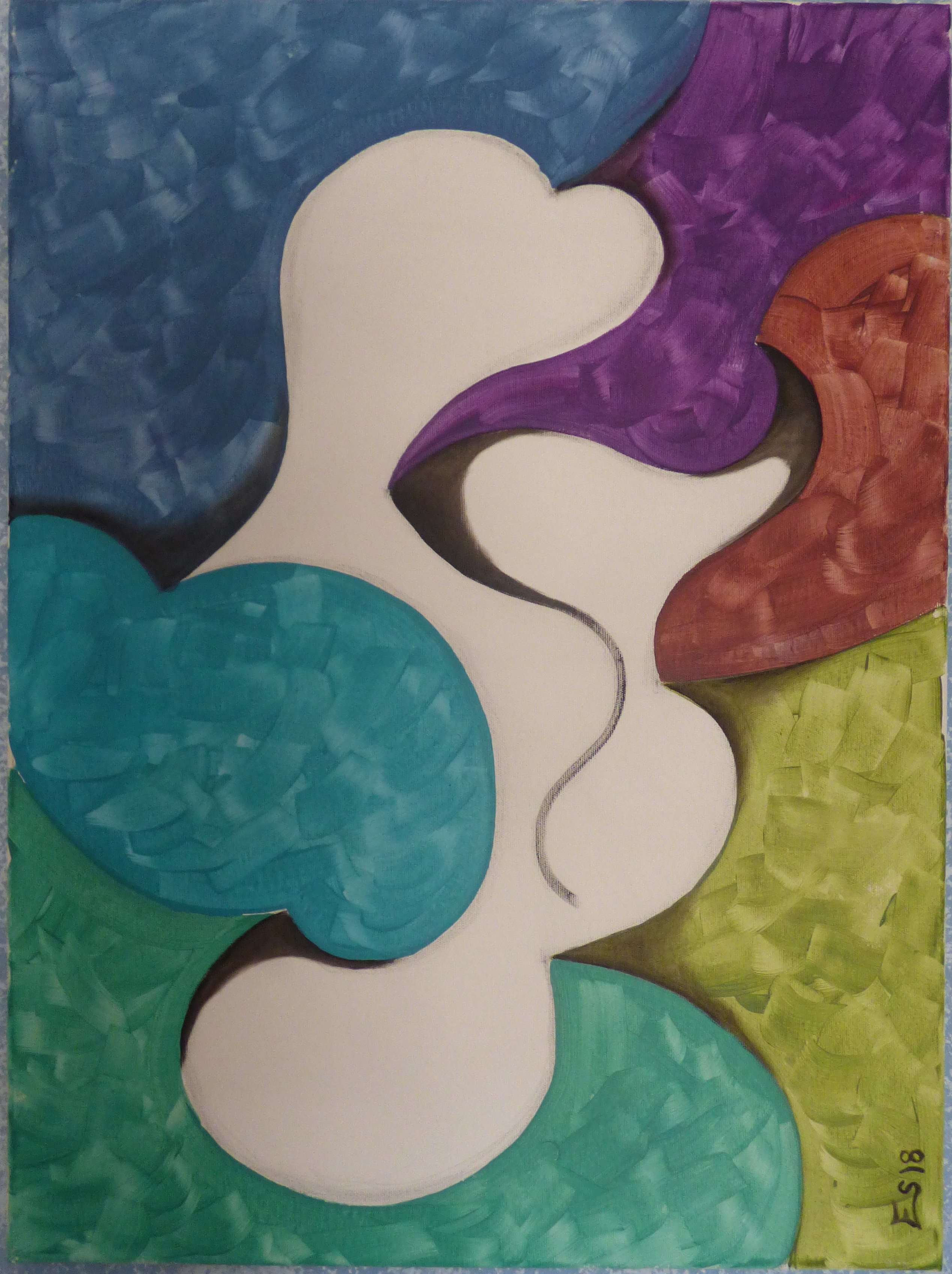 pintura mixta serie relativa de gramala