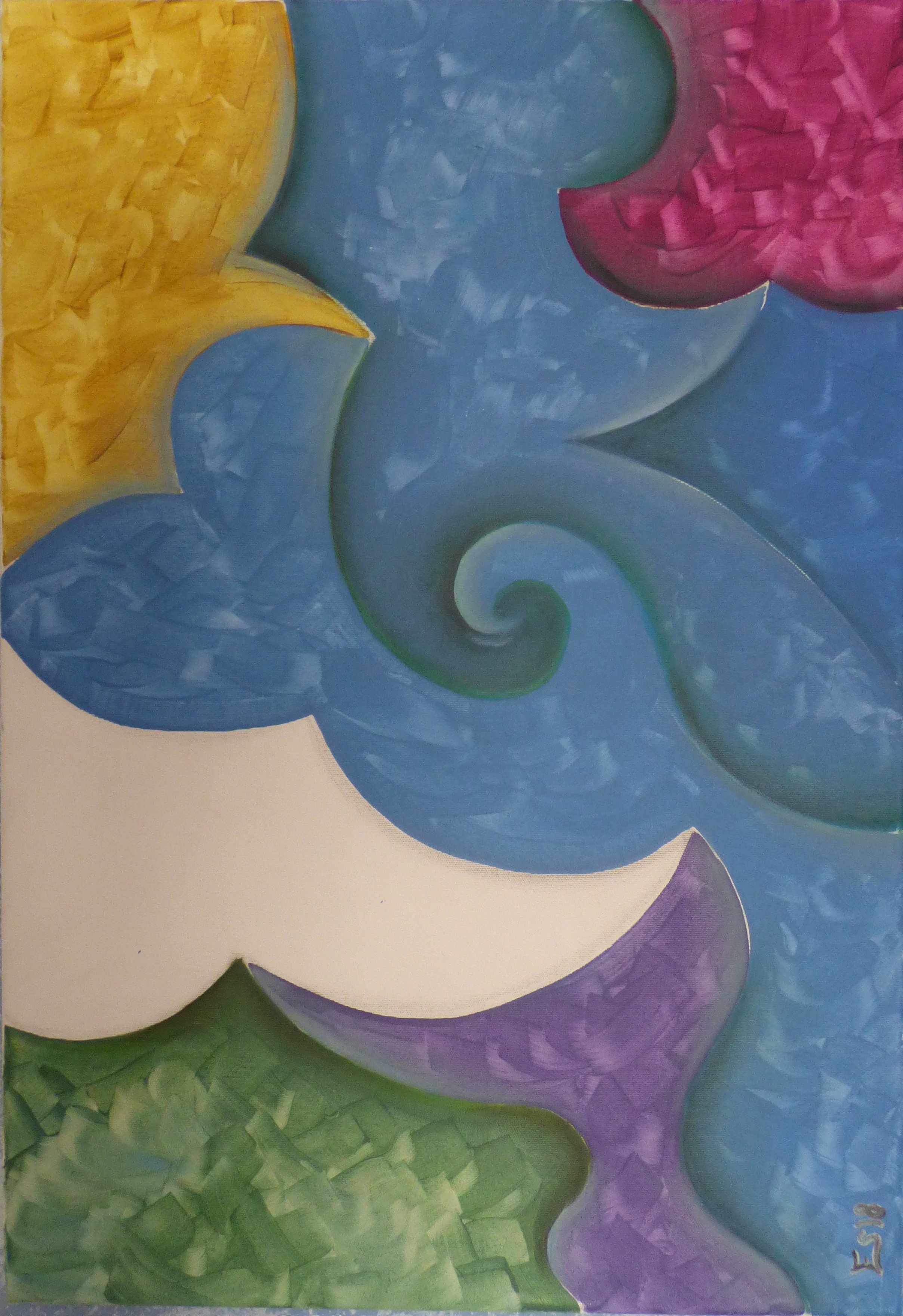 pintura mixta serie relativa gramala