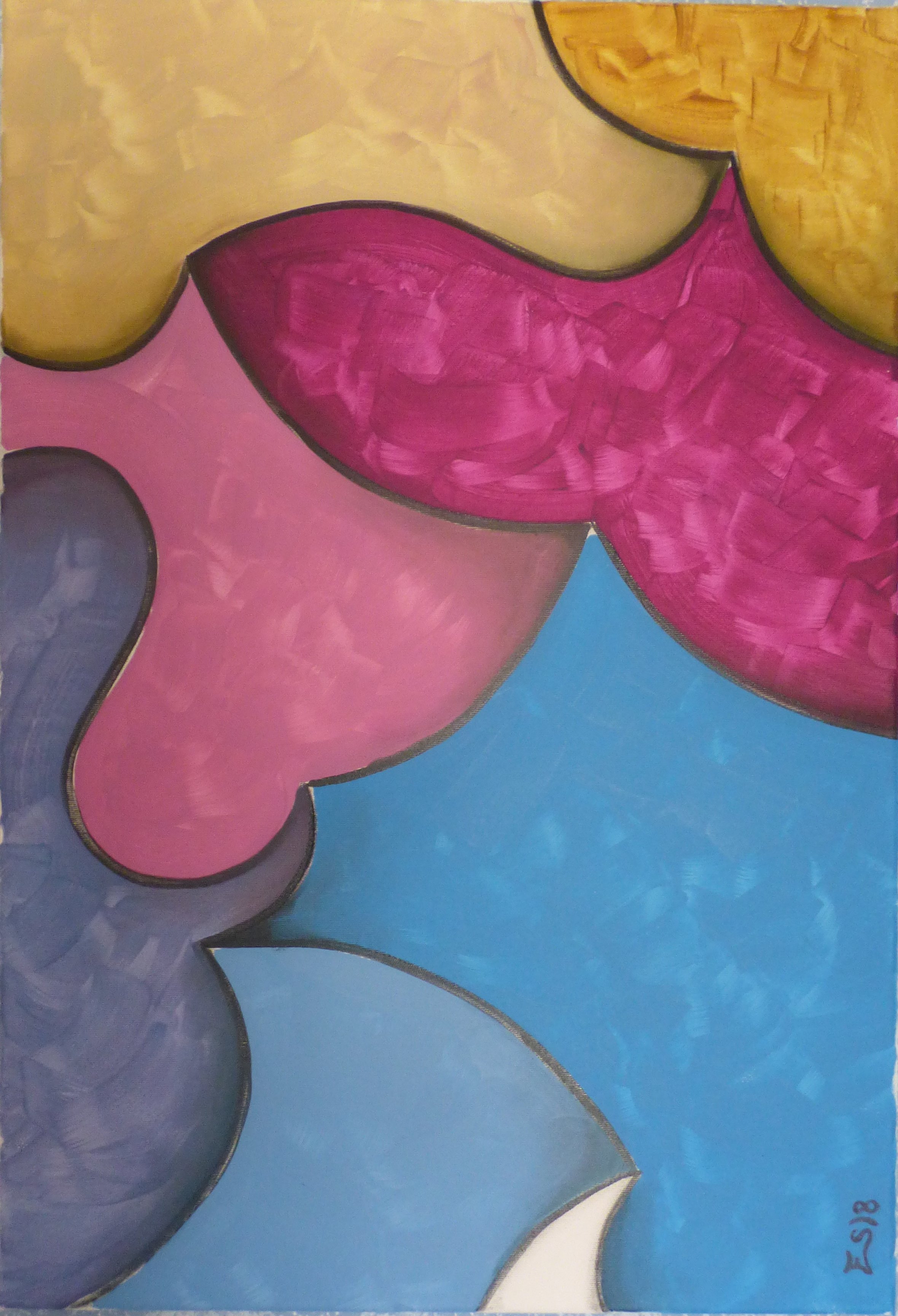 pintura mixta serie relativa gramala