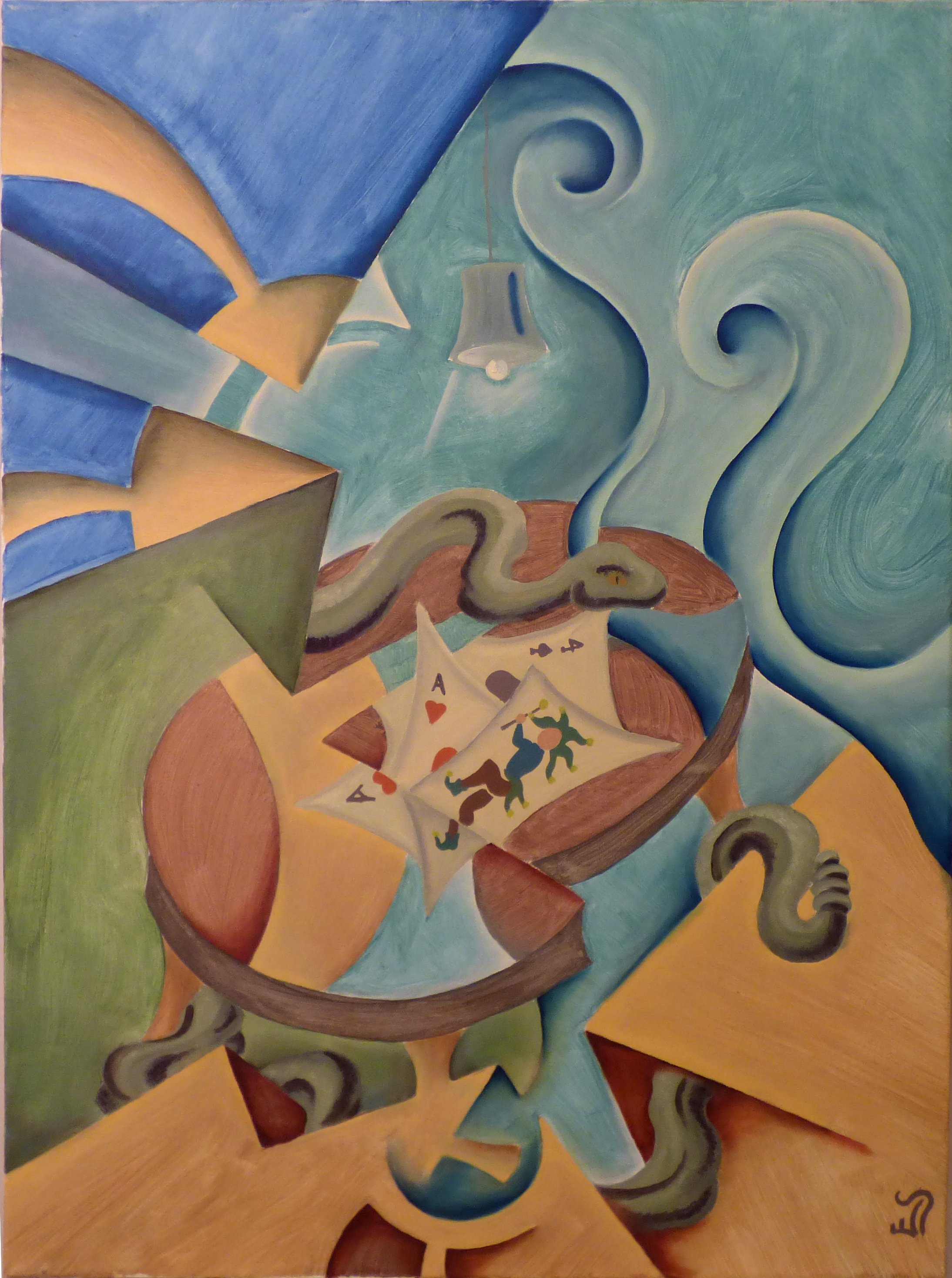 pintura mixta serie entidos